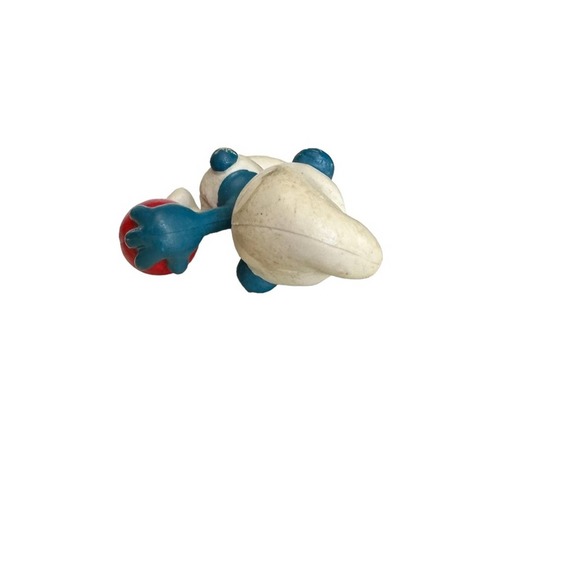 Vintage Smurfs Bowler Red Bowling Ball Kingpin 20051 Rare Figurine - Picture 5 of 6